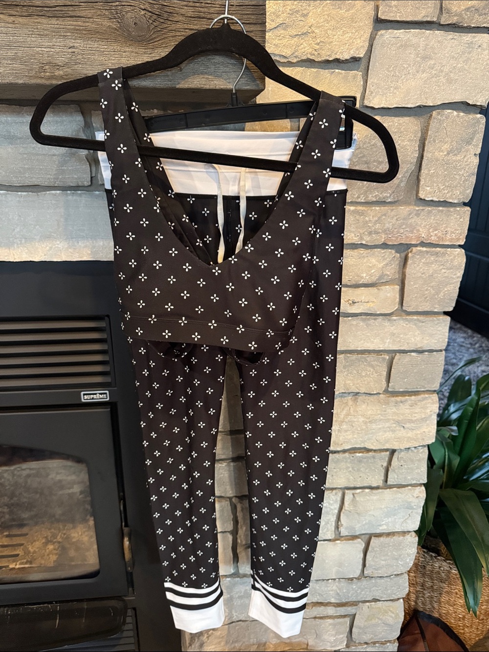 White Fox Boutique Black & White Patterned Two-Piece Set